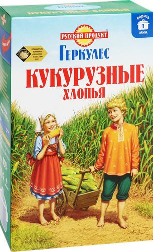 

Хлопья Русский продукт Геркулес Кукурузные 400 г