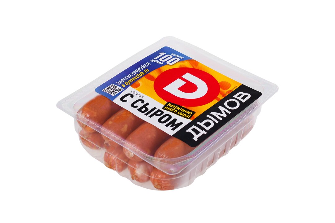 

Сосиски Дымов с сыром 464 г