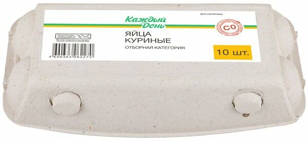 Яйца куриные Каждый день С0, 10 шт