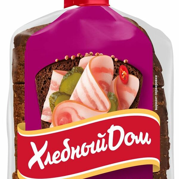 Хлеб Хлебный дом Бородинский в нарезке целый, 400 г