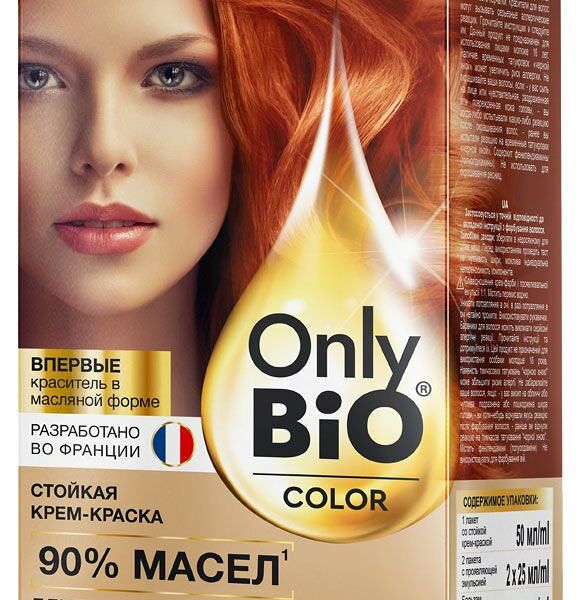 Крем - краска для волос Only bio color 5.46 медно-рыжий 115 мл
