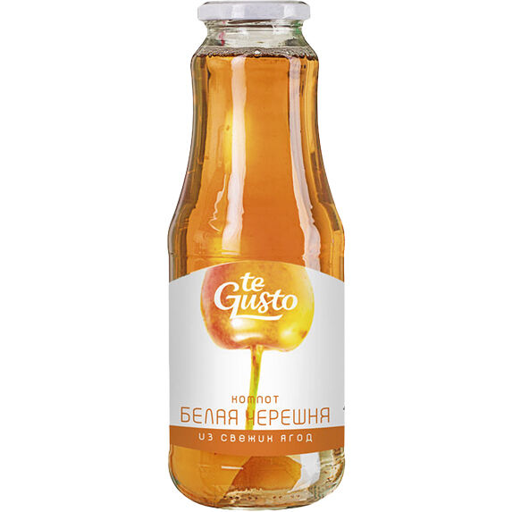 Компот Te Gusto из белой черешни 1л
