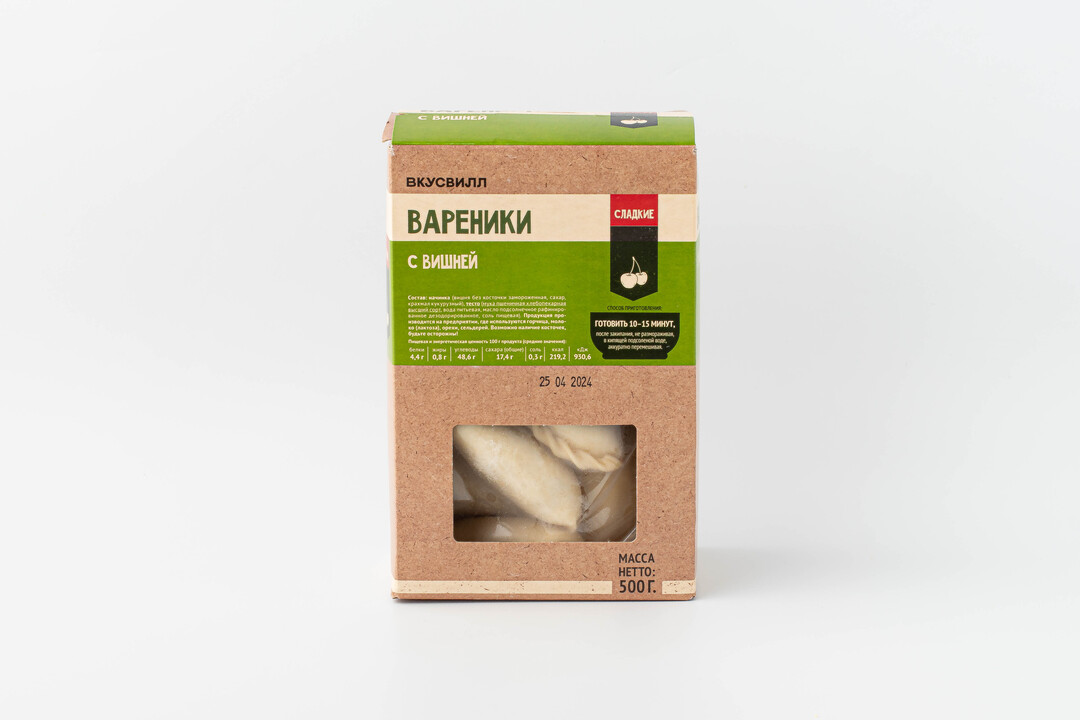 

Вареники Вкусвилл с вишней 500 г