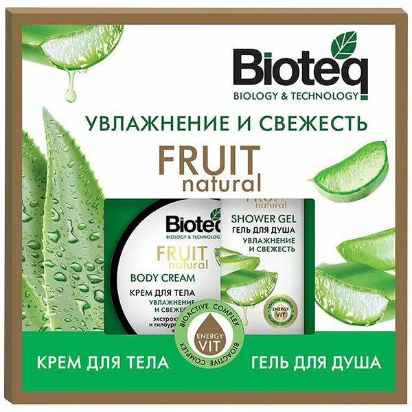 Подарочный набор Bioteq Увлажнение и свежесть крем для тела + гель для душа