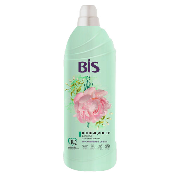 Кондиционер для белья Bis Пион и белые цветы 900 мл