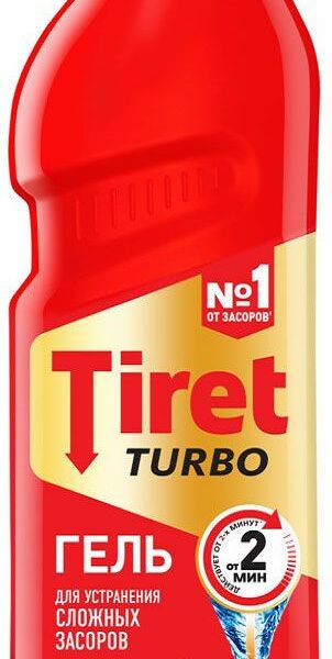 Гель для устранения засоров Tiret Turbo