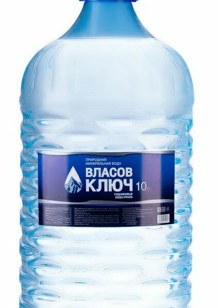 Вода минеральная Власов ключ Родниковая негазированная 10л