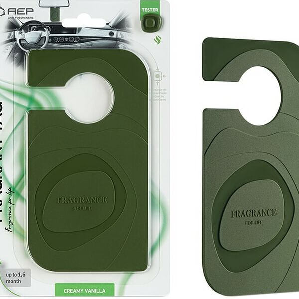 Ароматизатор воздуха для автомобиля АЕР Fragrant Tag Creamy vanilla
