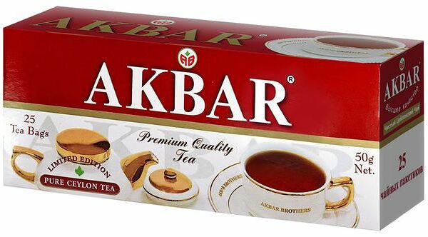 Чай черный Akbar Mountain Fresh в пакетиках, 25 шт, 50г
