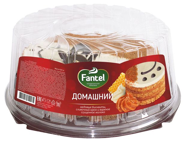 

Торт бисквитный Fantel Домашний 650 г