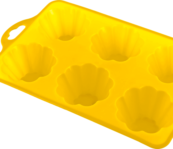 Форма для выпечки кексов Homeclub delice 28,5x17x4 см, силикон, в ассортименте арт. B-12008L