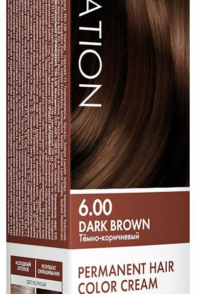 Крем-краска стойкая для волос Concept Fusion 6.00 Fusion Темно-коричневый Dark Brown