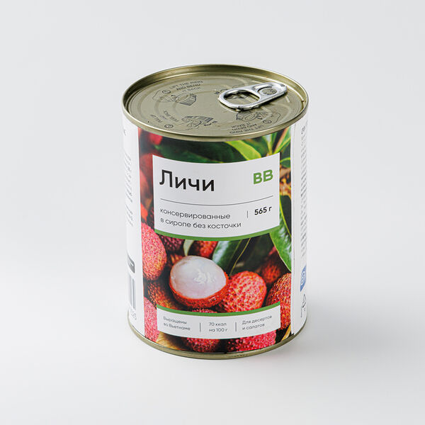 Личи консервированное в сиропе, 565 г