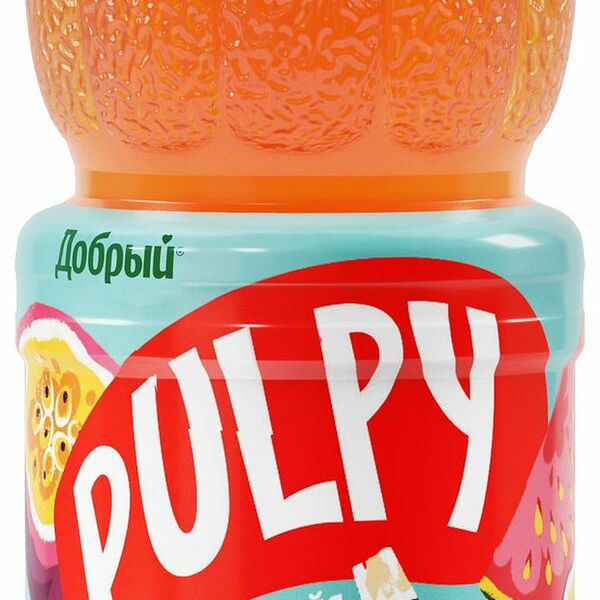 Напиток сокосодержащий Добрый Pulpy Маракуйя-гуава с кусочками кокосового желе 450мл