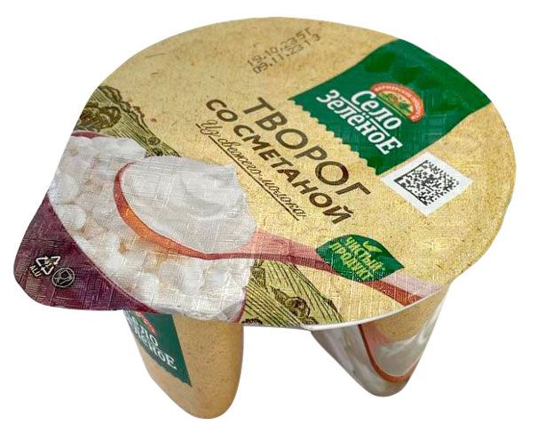 

Творог Село Зелёное со сметаной 8% 90г