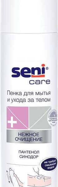 Seni Care Пенка для мытья и ухода за телом с пантенолом и синодором 500 мл