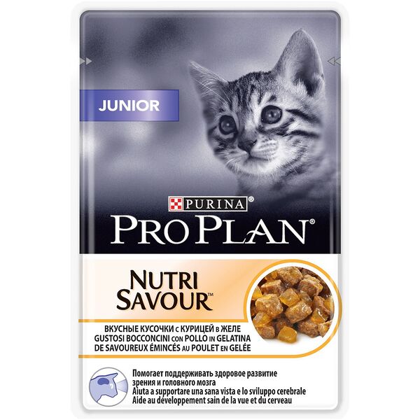 Purina Pro Plan влажный корм для котят всех пород, курица