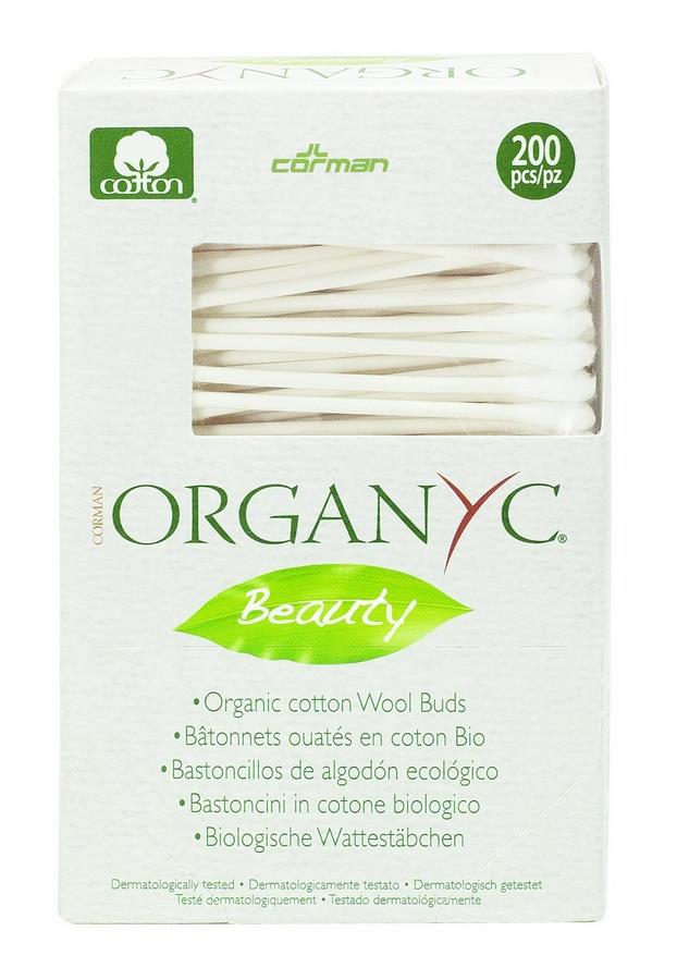 

Ватные палочки Organyc из органического хлопка Corman s.p.a., 200 шт