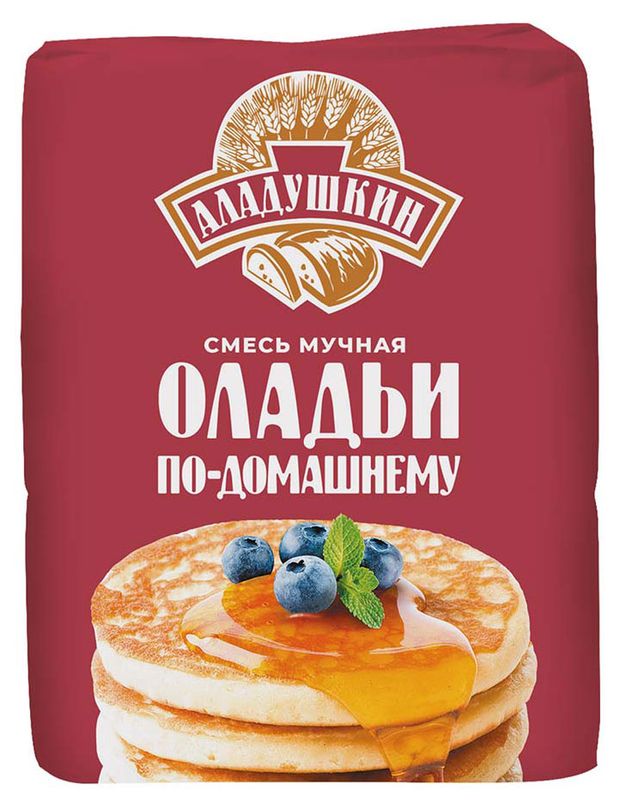 

Мучная смесь Аладушкин Оладьи по-домашнему, 800 г