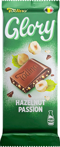 Плитка кондитерская Glory с ореховой начинка со вкусом фундука 75 г