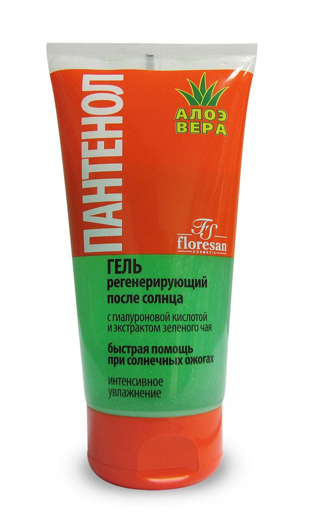 

Гель после солнца Floresan Пантенол Алоэ Вера регенерирующий 150 мл