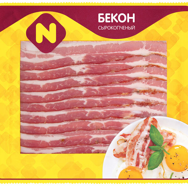 Бекон сырокопчёный Останкино