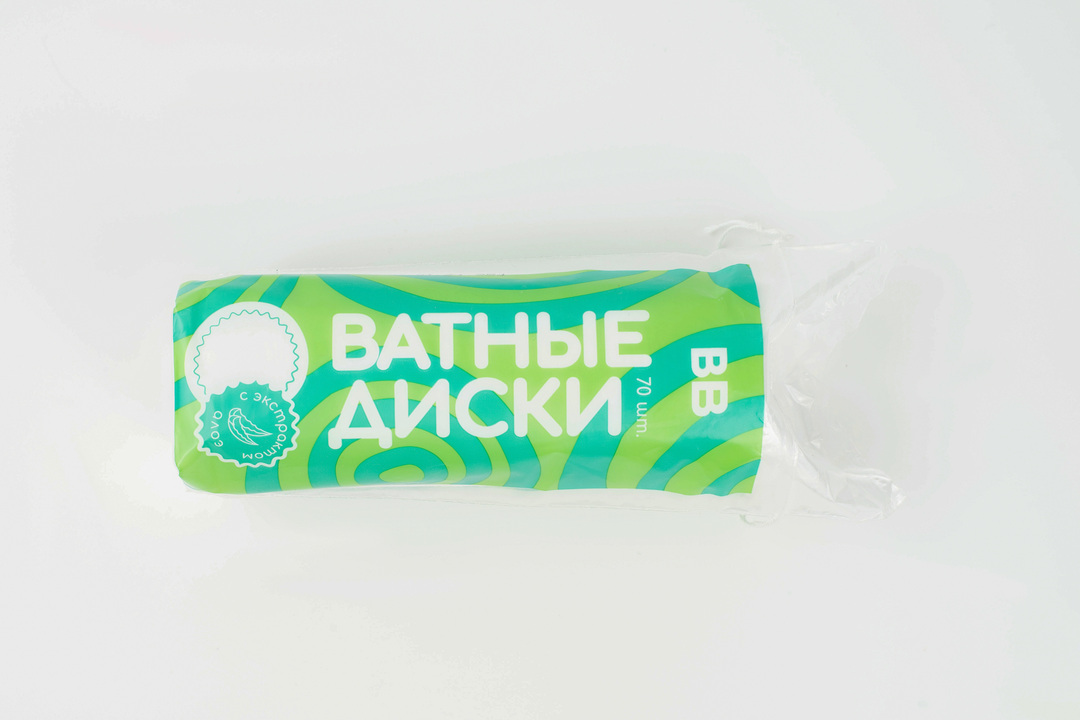 

Диски ватные с экстрактом Алоэ, 70 шт