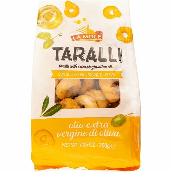 Таралли La Mole с оливковым маслом, 200г