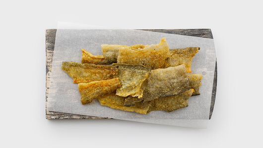 Хрустящие Чипсы рыбные из кожи классические