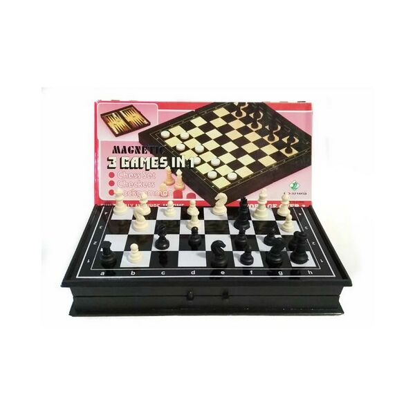 Шахматы 3 в 1 магнитные, LG32, Китай