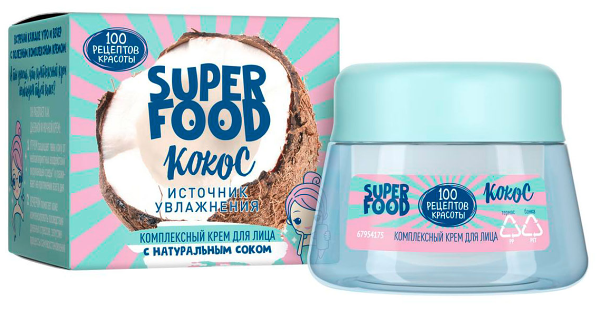 Крем для лица Сто рецептов красоты Источник увлажнения Комплексный