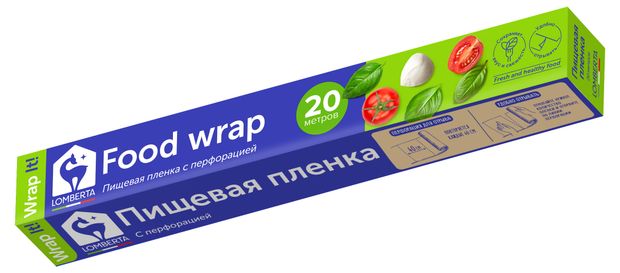 

Пленка пищевая Synergetic Lomberta с перфорацией 20 м