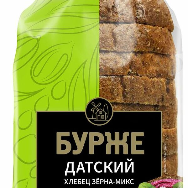 Хлебец Бурже Датский зёрна-микс 330г