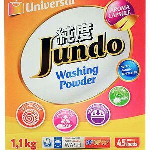 Стиральный порошок Jundo 2в1 универсальный с кондиционером Aroma Capsule 1.1кг