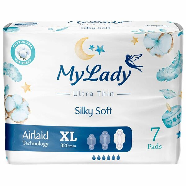 Прокладки My Lady Silky Soft гигиенические ультратонкие XL 7 шт