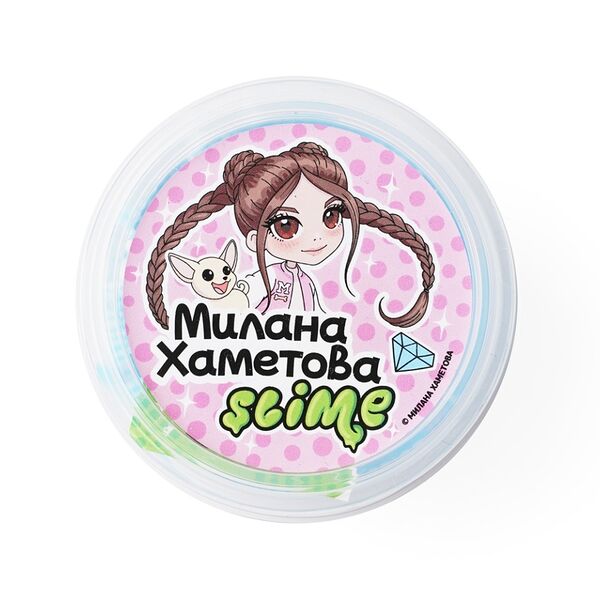 Игрушка модели Slime Милана Хаметова голубой, От 3 лет, Россия