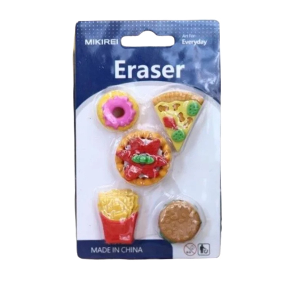 

Ластики Food, I Like Gift 5 шт