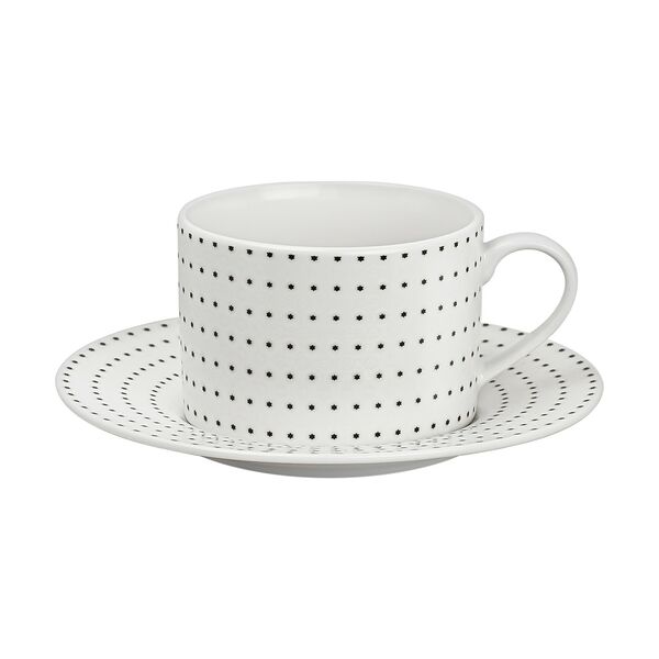 Чайная пара Esprado Puntos, 220 мл, костяной фарфор