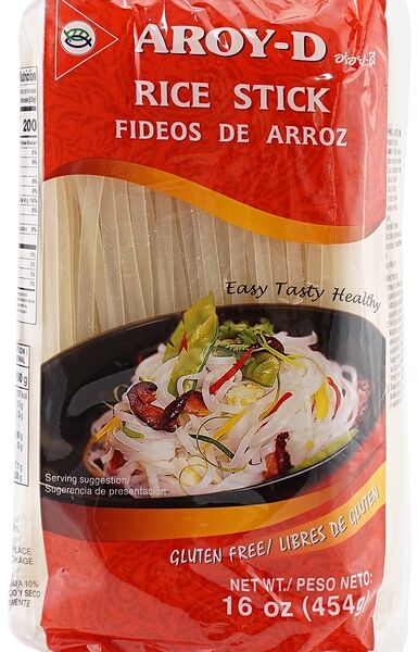 Лапша Aroy-D рисовая 5мм