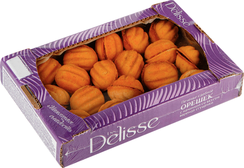 

Печенье сдобное Delisse Орешек со вкусом вареной сгущенки, 500г