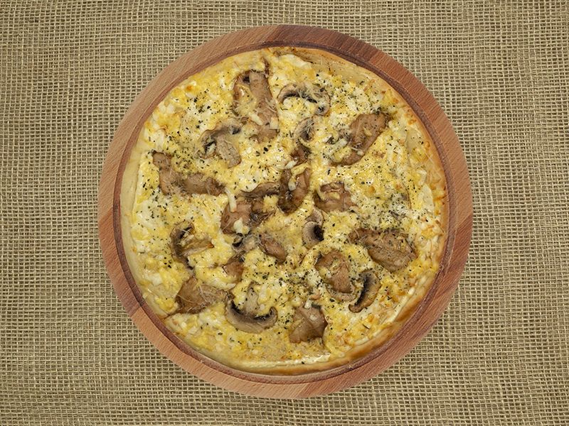 С курицей и грибами