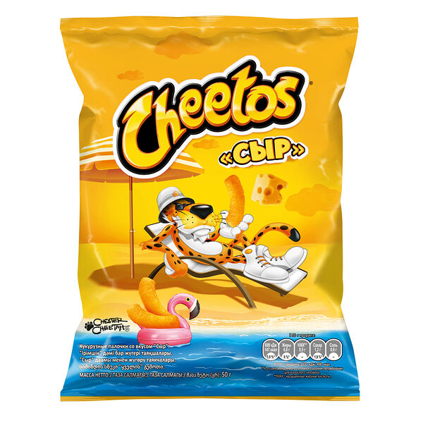 Кукурузные снеки Cheetos Сыр 50 г