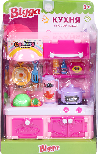 Игровой набор BIGGA Кухня, 11 предметов, Арт. RU000013