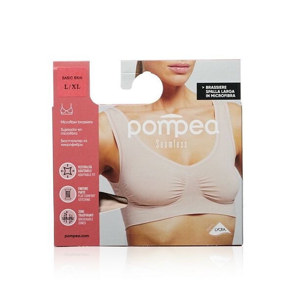 Женский бюстгалтер Pompea Seamless Comfort Basik skin L / XL