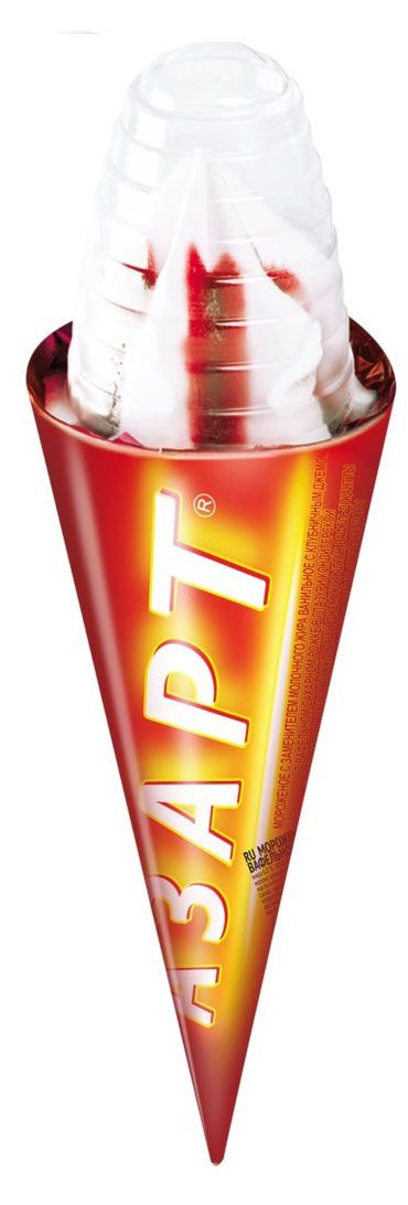 

Мороженое Славица Азарт ванильное с клубничным джемом ЗМЖ 140 г