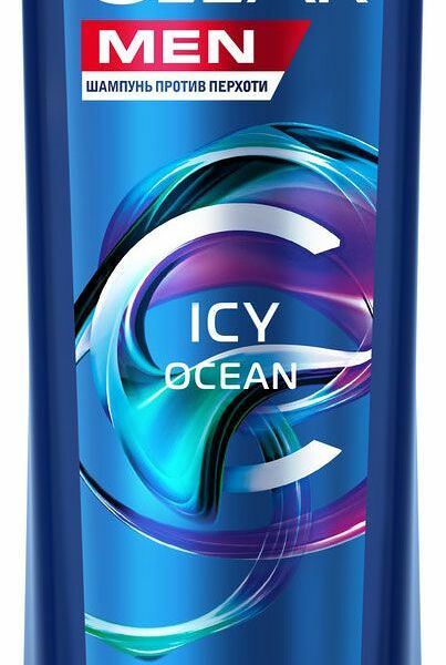 Шампунь мужской Clear Men Icy Ocean, 380 мл