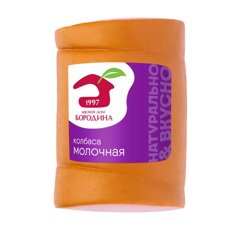 

Колбаса вареная МД Бородина Молочная б/о Россия