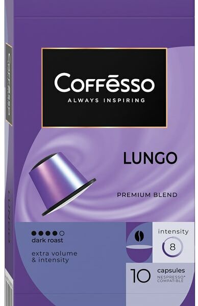 Кофе в капсулах Coffesso Lungo blend 10шт