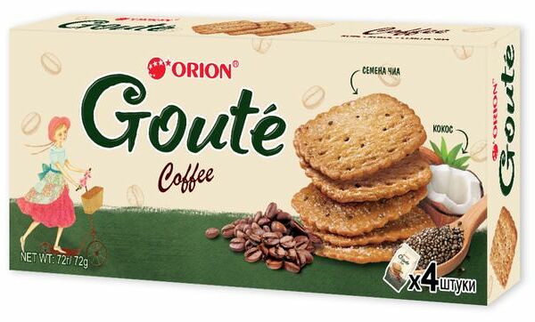 Печенье Orion Goute Coffee затяжное 72 г