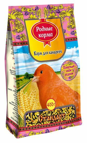 Корм для канареек Стандарт ТМ Родные корма